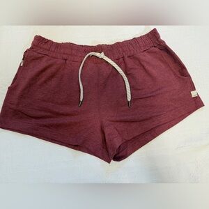 Vuori Women's Halo Performance Shorts Red Pink Medium